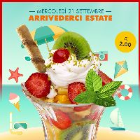ARRIVEDERCI ESTATE: COPPA DI GELATO, MACEDONIA E PANNA